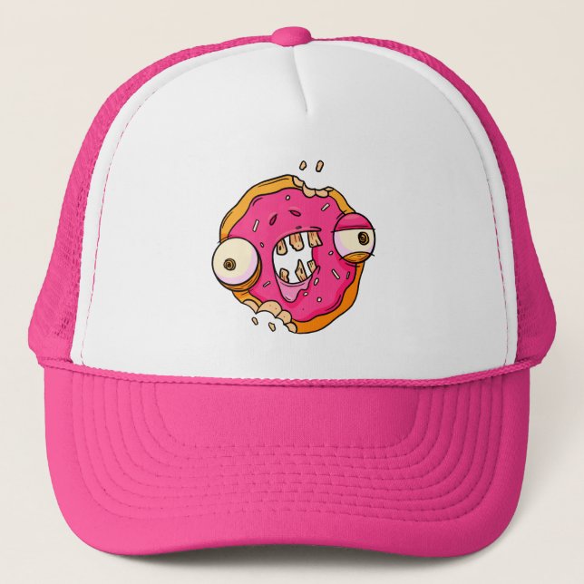 Funny Donut Zombie Design Keps (Framsida)