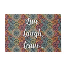 Funny Doormat Tie Dye
