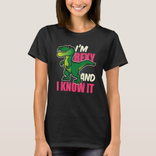 Funny dosinosaur t rex for children Youth and Vuxe Shirt