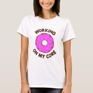 Funny Doughnut Workout T Shirt