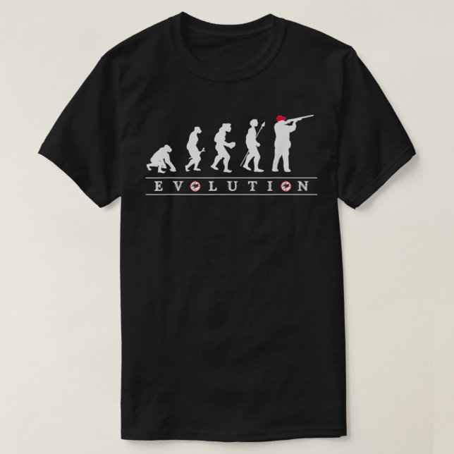 Funny Dove Hunting Evolution för Dove Hunters T Shirt (Design framsida)