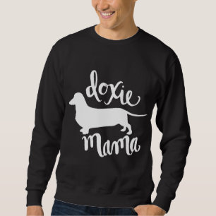 Funny Doxie Mamma Cute Dachshund Mamma Mors dag f Lång Ärmad Tröja