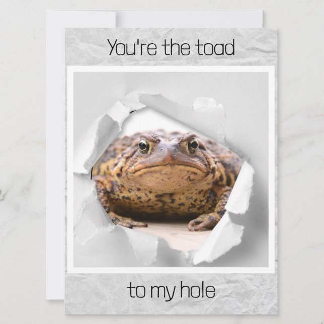 Funny draad valentines day-kort (Framsida)