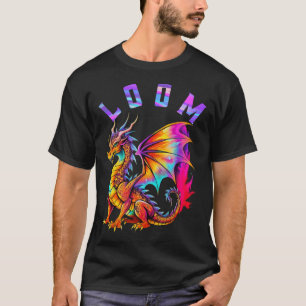 Funny Dragon Loom Älskare För manar Women Imagine T Shirt