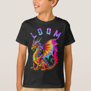 Funny Dragon Loom Älskare För manar Women Imagine T Shirt