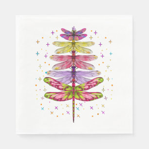 Funny Dragonfly Julgran Pappersservett