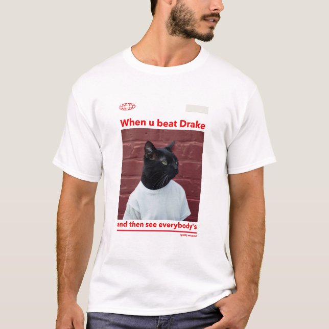 Funny Drake och Kendrick Spotify T Shirt (Framsida)