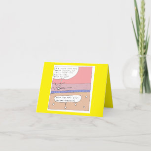 Funny Drama Audition Birthday Card Helgkort