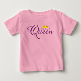 Funny Drama Queen med Royal Krona T Shirt