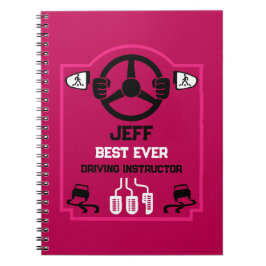 Funny Driving Instructor Gift Anteckningsbok