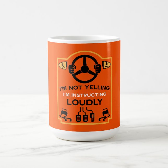 Funny Driving Instructor Gift Kaffemugg (Center)