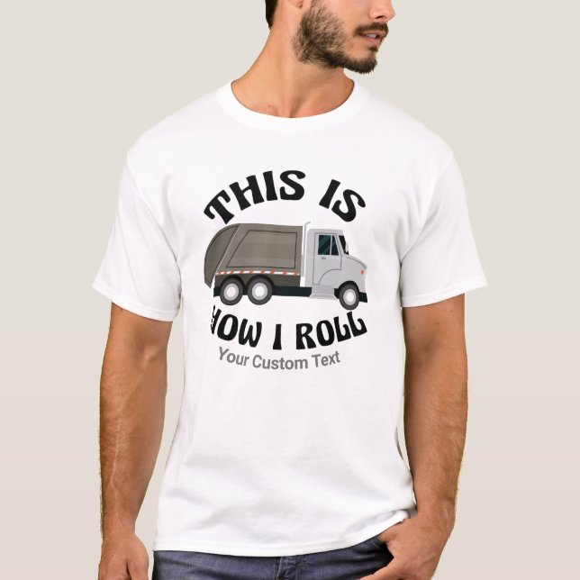 Funny drivrutin Sopor Lastbil Det här är hur jag r T Shirt (Framsida)