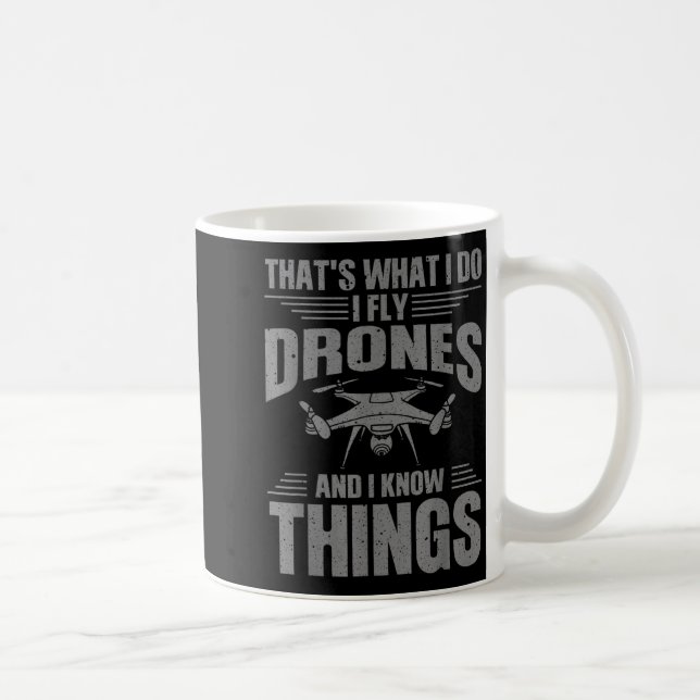 Funny Drone Art For Men Women Boys Drone Racing Dr Kaffemugg (Höger)