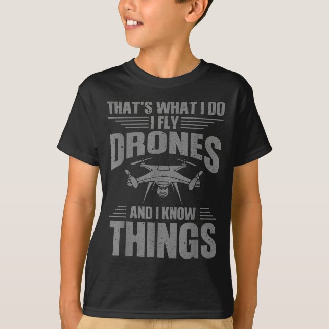 Funny Drone Art For Men Women Boys Drone Racing Dr T Shirt (Framsida)