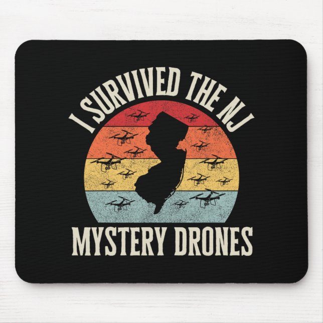 Funny Drone Lover I Survived The New Jersey Myster Musmatta (Framsidan)