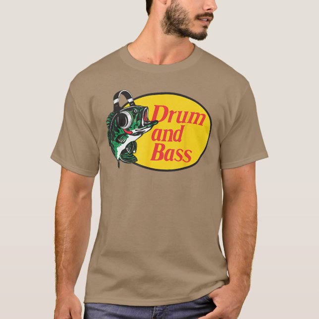 Funny Drum and Bass for Music Lovers funny friends T Shirt (Framsida)