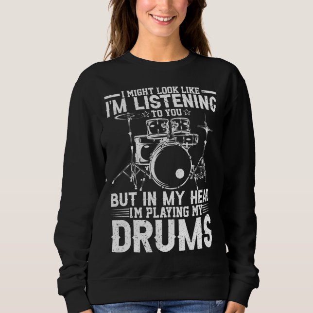 Funny Drummer Drum Player Percussion Lover T Shirt (Framsida)
