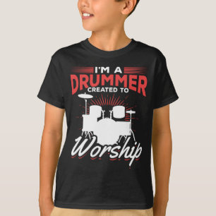 Funny Drummer Quote Drum Set T Shirt