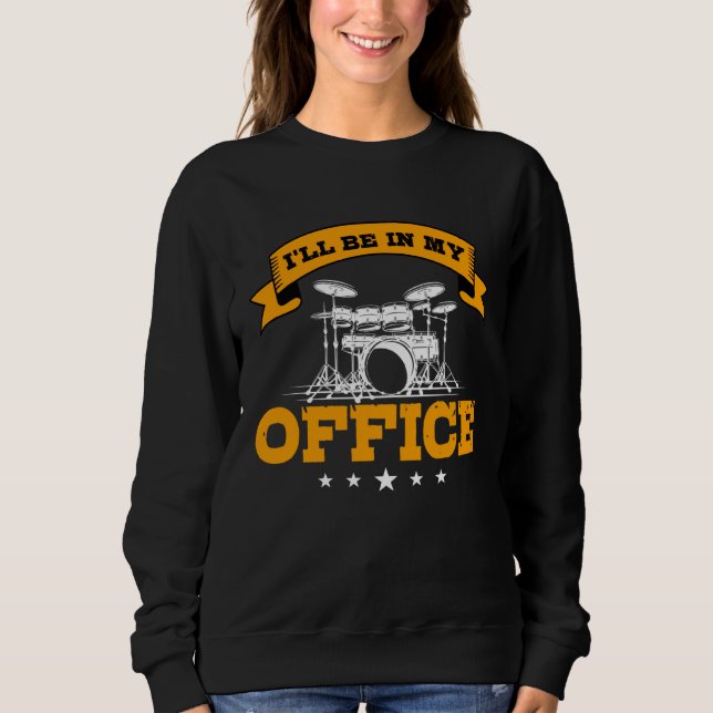 Funny drummer saying gift rehearsal room t shirt (Framsida)