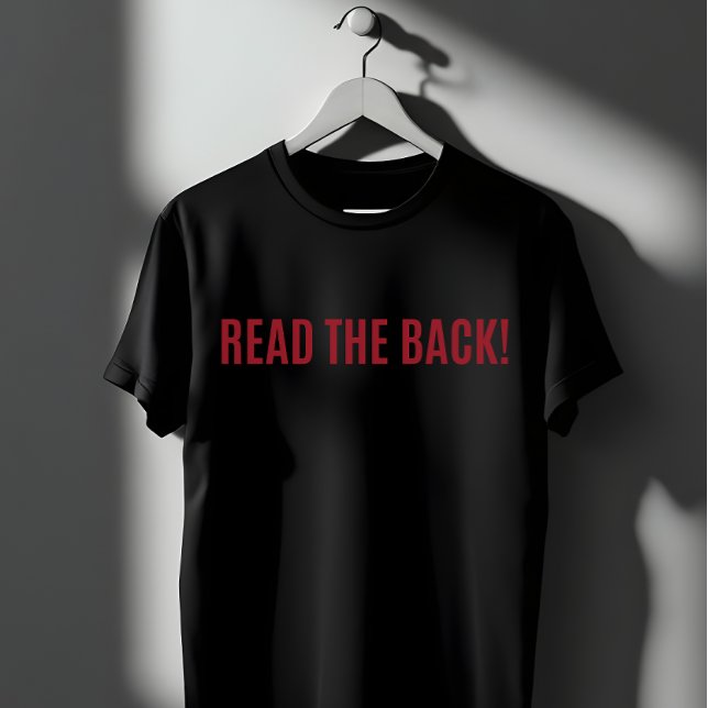 Funny Dubbla-sidad ölkommando T Shirt (Skapare uppladdad)