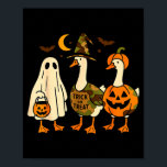 Funny Duck Duck Boo Halloween Costume Duck  Poster<br><div class="desc">Funny Duck Duck Boo Halloween Costume Duck</div>