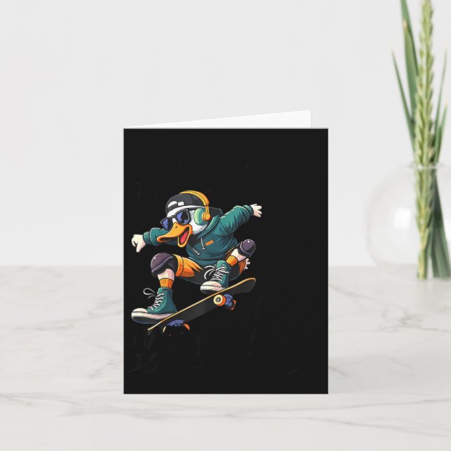 Funny Duck Graphic Tees Men Women Teens Funny Quot Kort (Framsida)