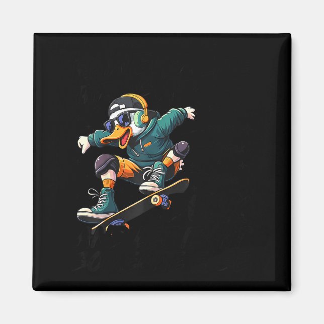 Funny Duck Graphic Tees Men Women Teens Funny Quot Magnet (Framsidan)