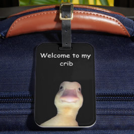 Funny Duck Meme – “Welcome to My Crib” Cute Animal Bagagebricka