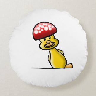Funny duck rund kudde