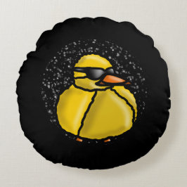 Funny duck rund kudde