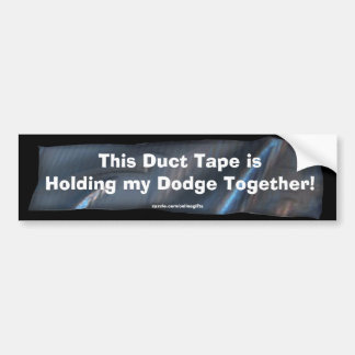 Funny Duct Tape Bumper Sticker för Dodge Lastbilar Bildekal