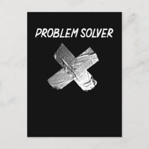 Funny Duct Tape Joke Lazy Sarcastic Make Far Vykort