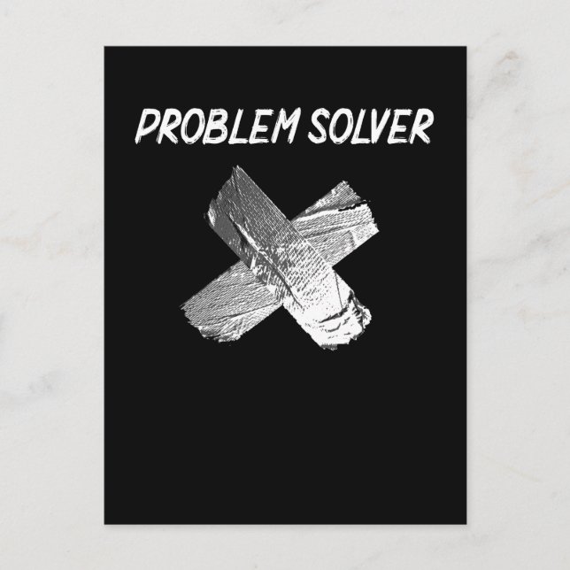 Funny Duct Tape Joke Lazy Sarcastic Make Far Vykort (Framsida)