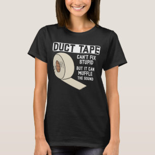 Funny Duct Tape Joke Manar Make Far T Shirt