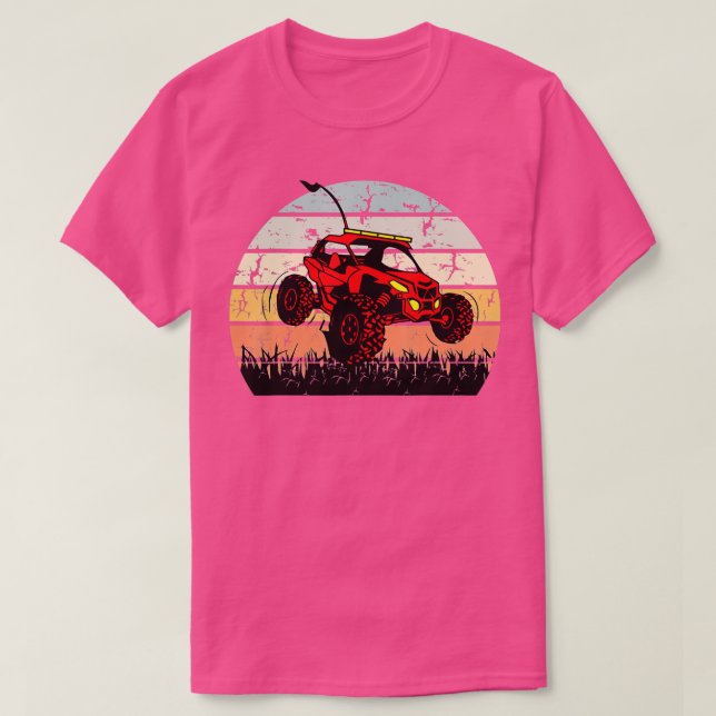 Funny Dune Buggy RC Lastbil Retro T Shirt (Design framsida)