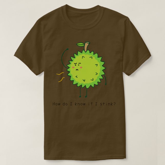 Funny Durian T Shirt (Design framsida)