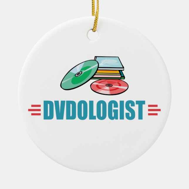 Funny DVD-film Julgransprydnad Keramik (Framsidan)