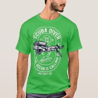 Funny Dyka Humous Gift for Divers T Shirt
