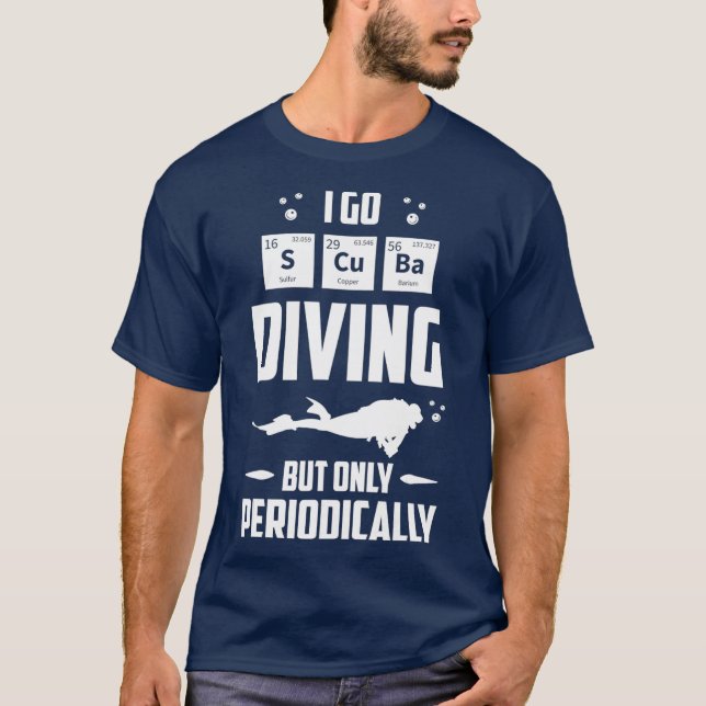 Funny Dyka Periodic Bord kemi T Shirt (Framsida)