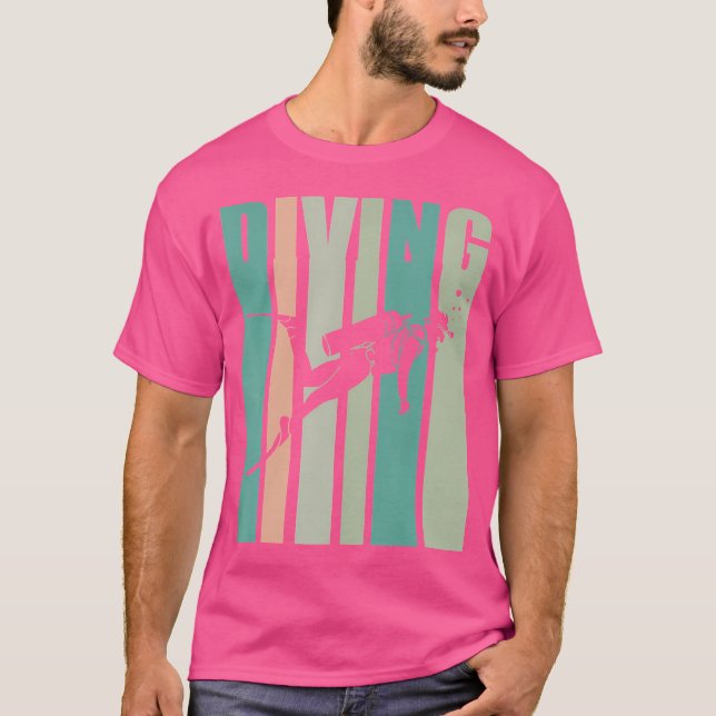 Funny Dyka s Diver s T Shirt (Framsida)