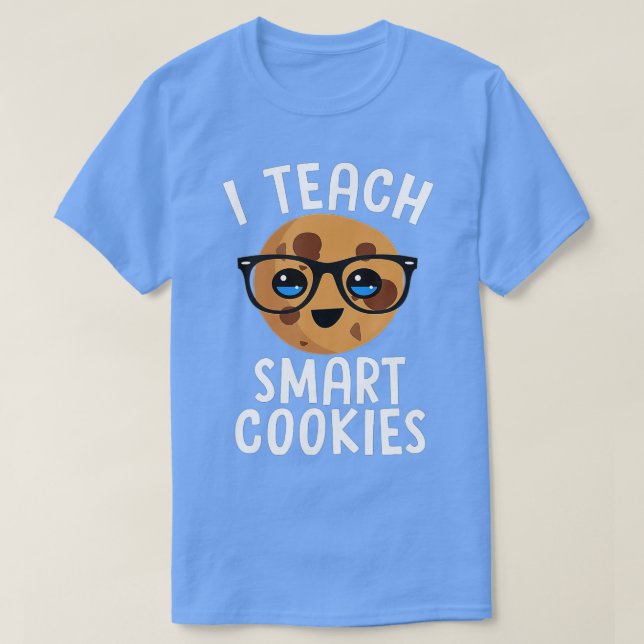 Funny Eacher Gift I VARACH SMAR COOKIES Cute Emoji T Shirt (Design framsida)