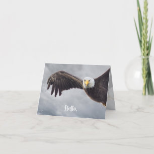 Funny Eagle Hej Tillfällen Blank Helgkort