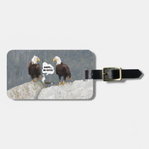 Funny Eagles och Fiskmås Bagagebricka