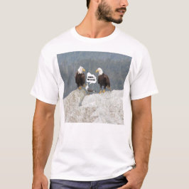 Funny Eagles och Fiskmås Manar Basic T-Shirt