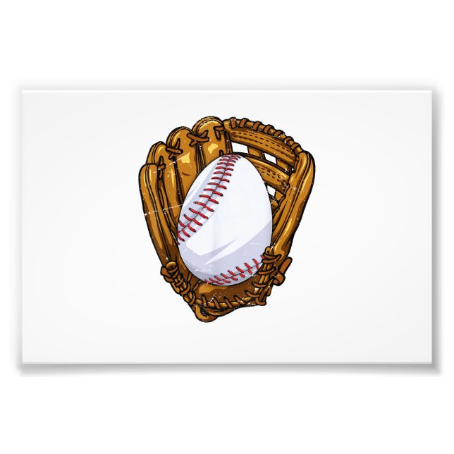 Funny Easter Egg Baseball Egg Hunting Easter Day M Fototryck (Framsidan)