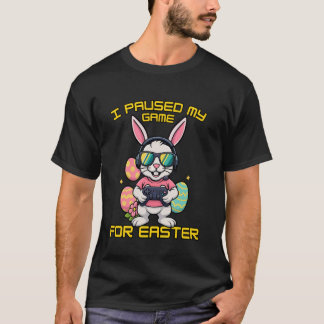 Funny Easter Gamer Bunny Shirt - Gaming Controller T