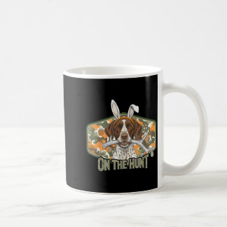Funny easter labrador retriever on the hunt bunny kaffemugg