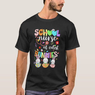 Funny Easter School Nurse Of Cutest Bunnies Rn Cut T Shirt