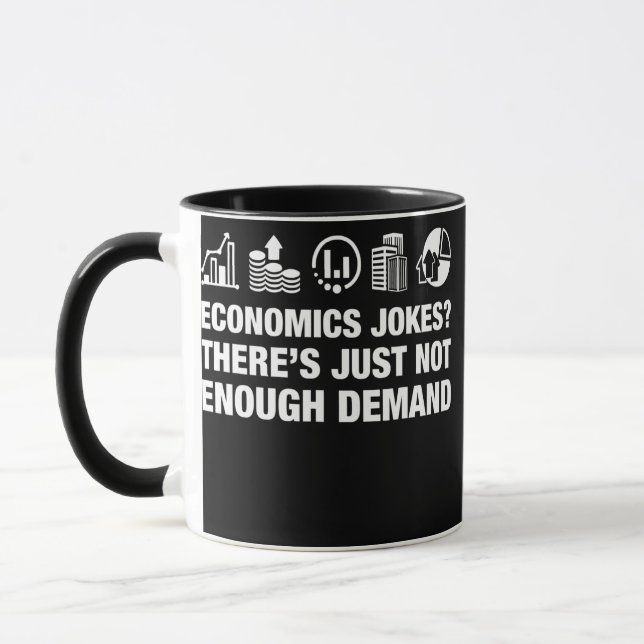 Funny Economist Economics Teacher Math Lover  Mugg (Vänster)