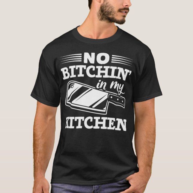 Funny Eecutive Chef Knivar Kitchen Cutlery pirat s T Shirt (Framsida)